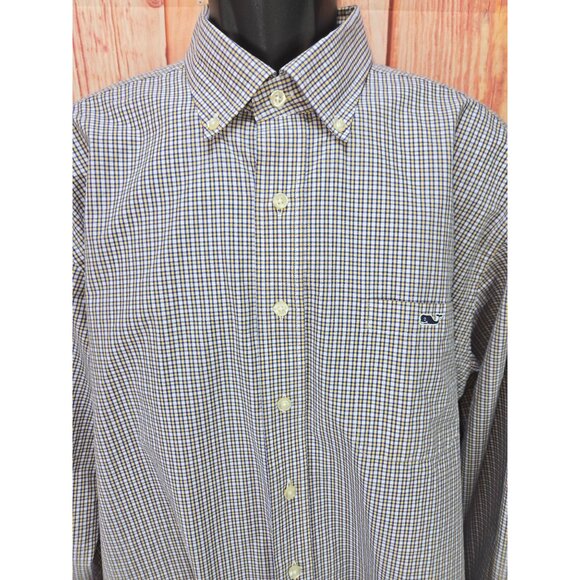 Vineyard Vines Mens Classic Fit Tucker Dress Shirt XL - Picture 3 of 7